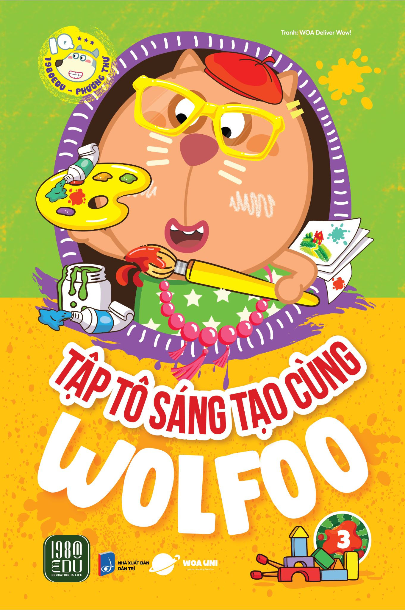 bộ sách tập tô sáng tạo cùng wolfoo (bộ 6 cuốn) - Ảnh 4