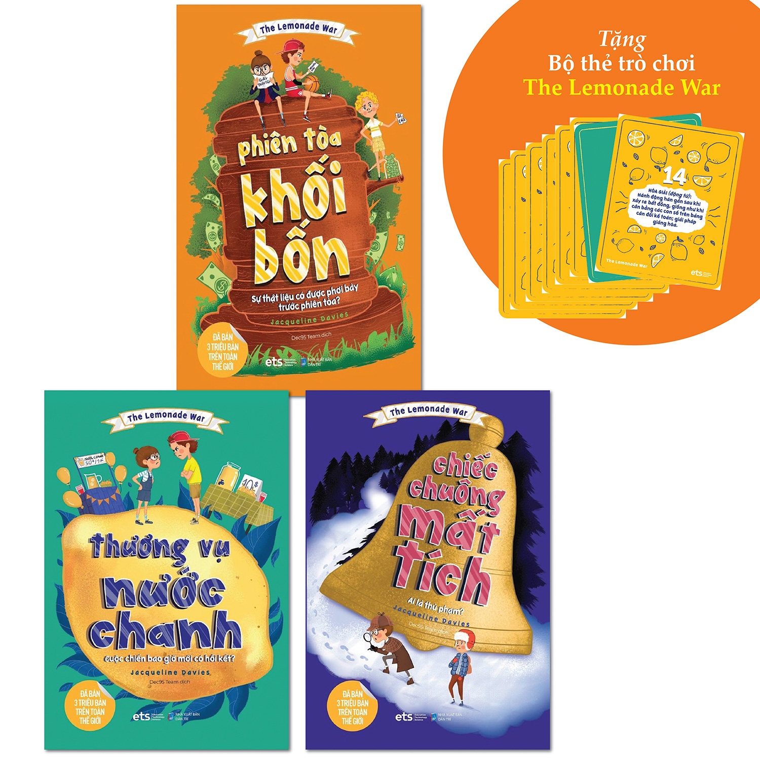 Bộ Sách The Lemonade War (Bộ 3 Cuốn) - Tặng Kèm Bộ Thẻ Trò Chơi - Ảnh 2
