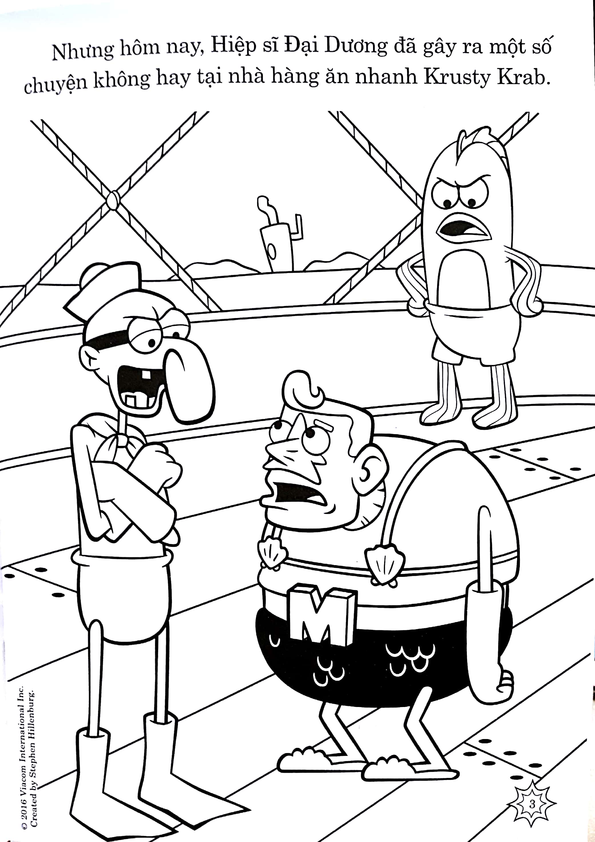 bộ sách thực hành tô màu spongebob: công thức làm bánh + đầu bếp siêu phàm + những anh hùng của biển hóa giải mọi hiểu lầm (bộ 3 cuốn) - Ảnh 8