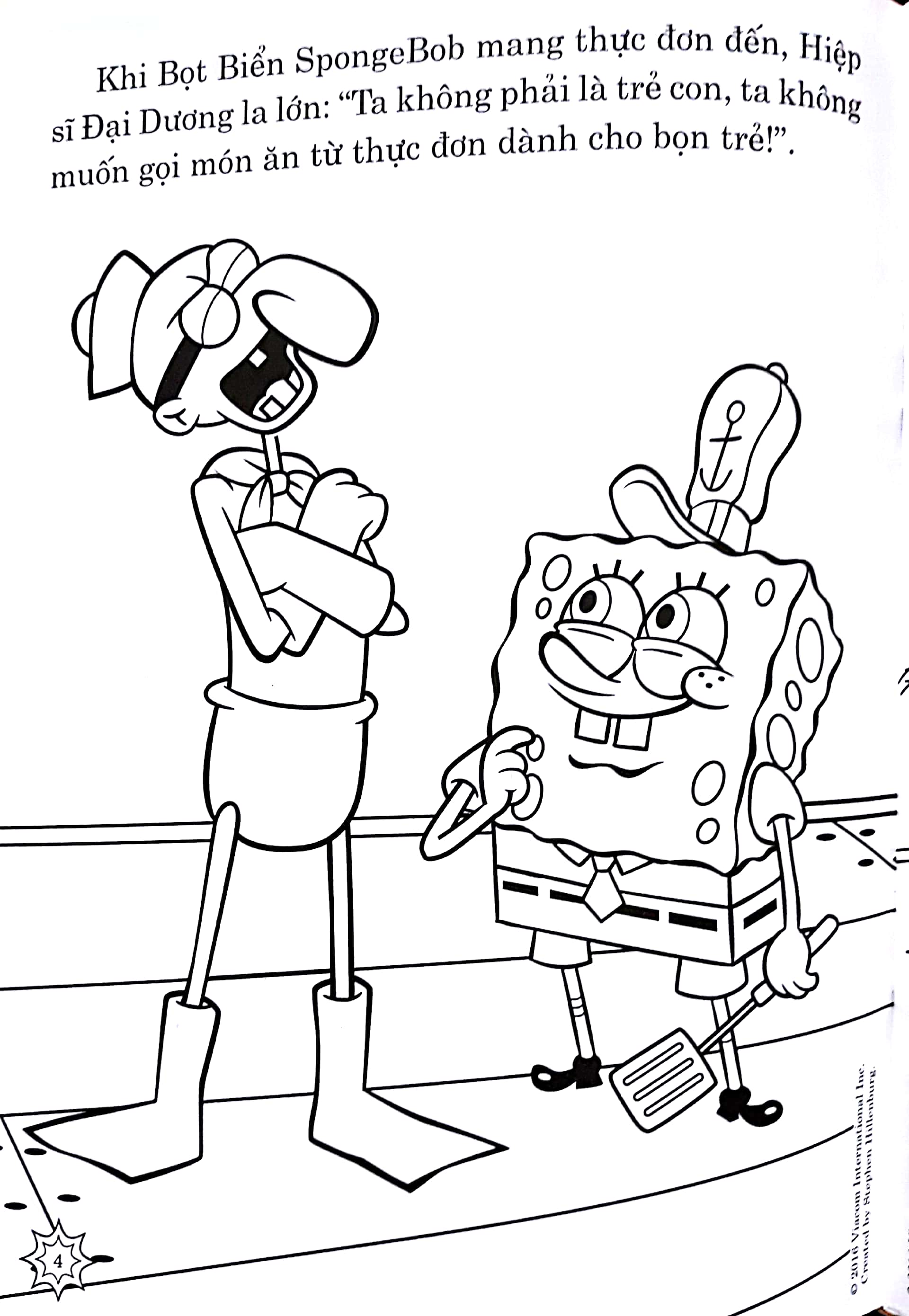 bộ sách thực hành tô màu spongebob: công thức làm bánh + đầu bếp siêu phàm + những anh hùng của biển hóa giải mọi hiểu lầm (bộ 3 cuốn) - Ảnh 9