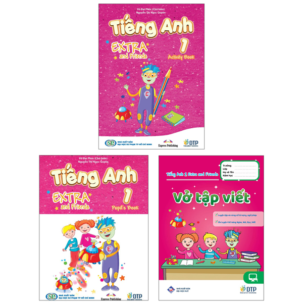 Bộ Sách Tiếng Anh 1 - Extra And Friends - Pupil's Book + Activity Book + Vở Tập Viết (Bộ 3 Cuốn)