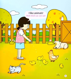 bộ sách tiếng anh đầu tiên của bé - 5 phút mỗi ngày - động vật và thực vật - Ảnh 3