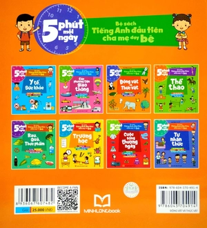 bộ sách tiếng anh đầu tiên của bé - 5 phút mỗi ngày - động vật và thực vật - Ảnh 6