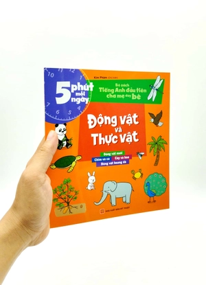 bộ sách tiếng anh đầu tiên của bé - 5 phút mỗi ngày - động vật và thực vật - Ảnh 7
