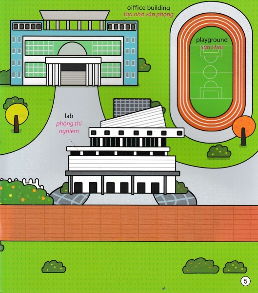 bộ sách tiếng anh đầu tiên của bé - 5 phút mỗi ngày - trường học (tái bản 2022) - Ảnh 5