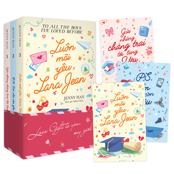 Bộ Sách To All The Boys I've Loved Before: Tập 1 - 3 (Bộ 3 Tập) - Tặng Kèm 1 Obi Random 1 Trong 2 Mẫu + 3 Postcard