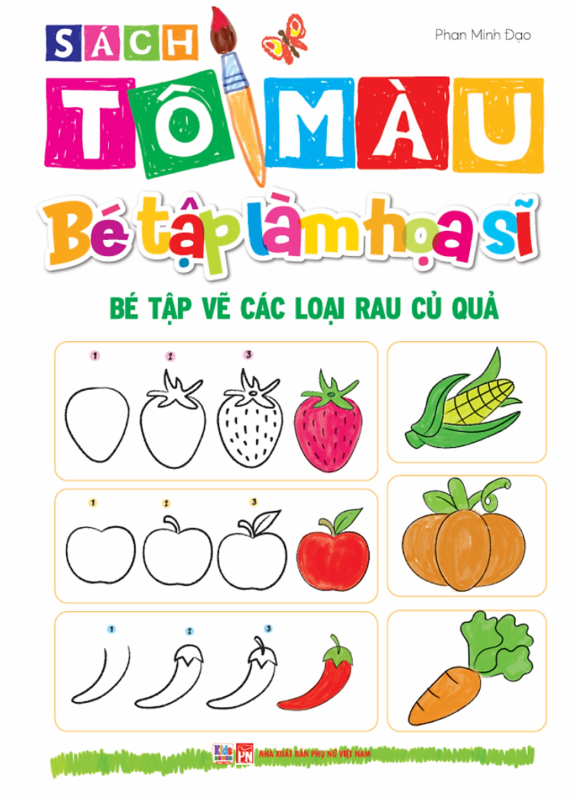 bộ sách tô màu - bé tập làm họa sĩ (bộ 4 cuốn) - Ảnh 3