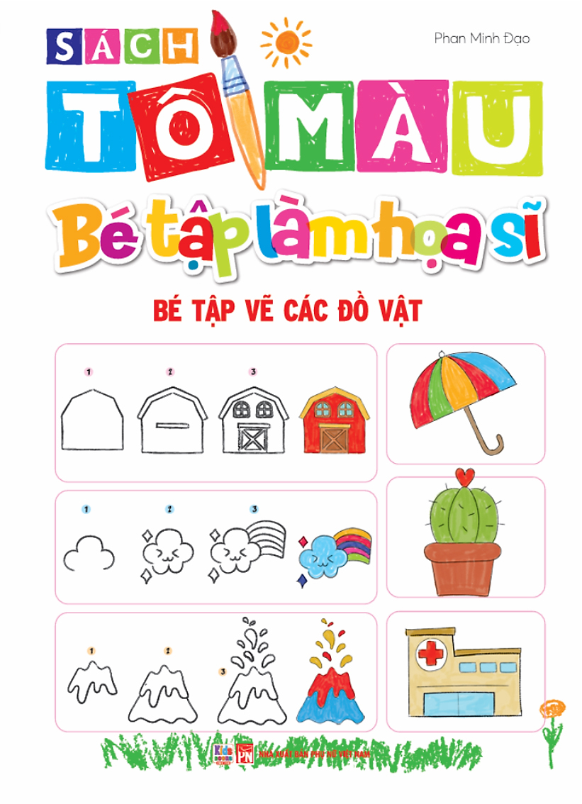 bộ sách tô màu - bé tập làm họa sĩ (bộ 4 cuốn) - Ảnh 4