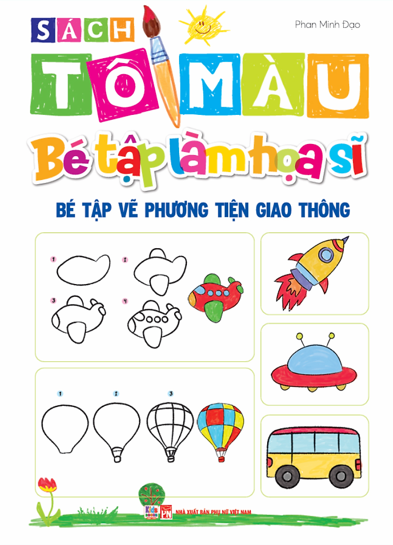 bộ sách tô màu - bé tập làm họa sĩ (bộ 4 cuốn) - Ảnh 5