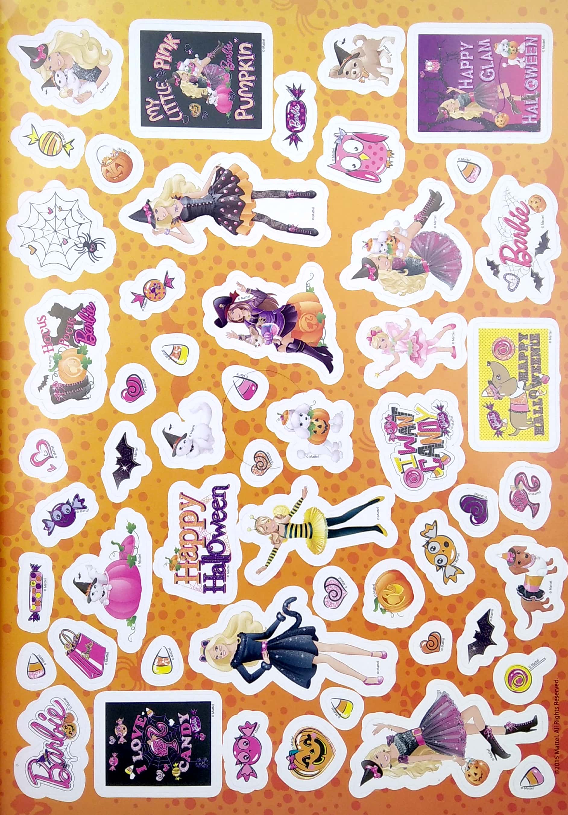 bộ sách tô màu khổ lớn berbie - 50 đề can bóc dán đề can (bộ 3 cuốn) - Ảnh 7