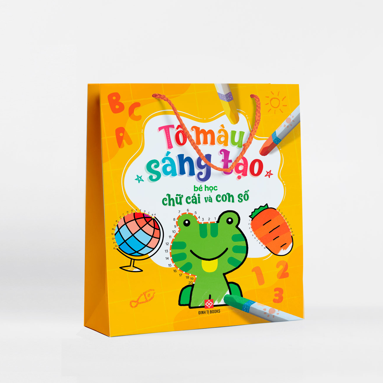 Bộ Sách Tô Màu Sáng Tạo - Bé Học Chữ Cái Và Con Số (Túi 5 Tập) - Ảnh 4