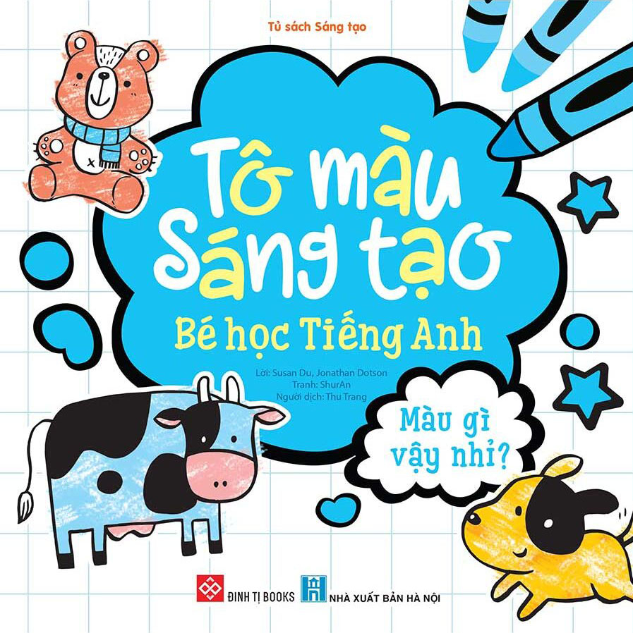 Bộ Sách Tô Màu Sáng Tạo - Bé Học Tiếng Anh (Bộ 6 Cuốn) - Ảnh 2