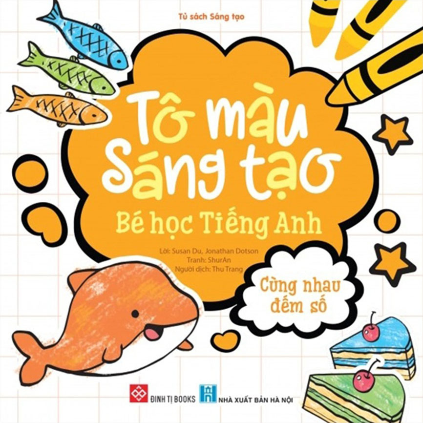 Bộ Sách Tô Màu Sáng Tạo - Bé Học Tiếng Anh (Bộ 6 Cuốn) - Ảnh 4