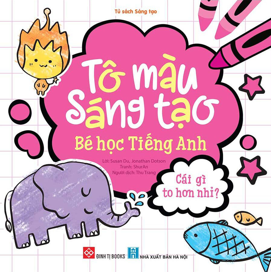 Bộ Sách Tô Màu Sáng Tạo - Bé Học Tiếng Anh (Bộ 6 Cuốn) - Ảnh 6