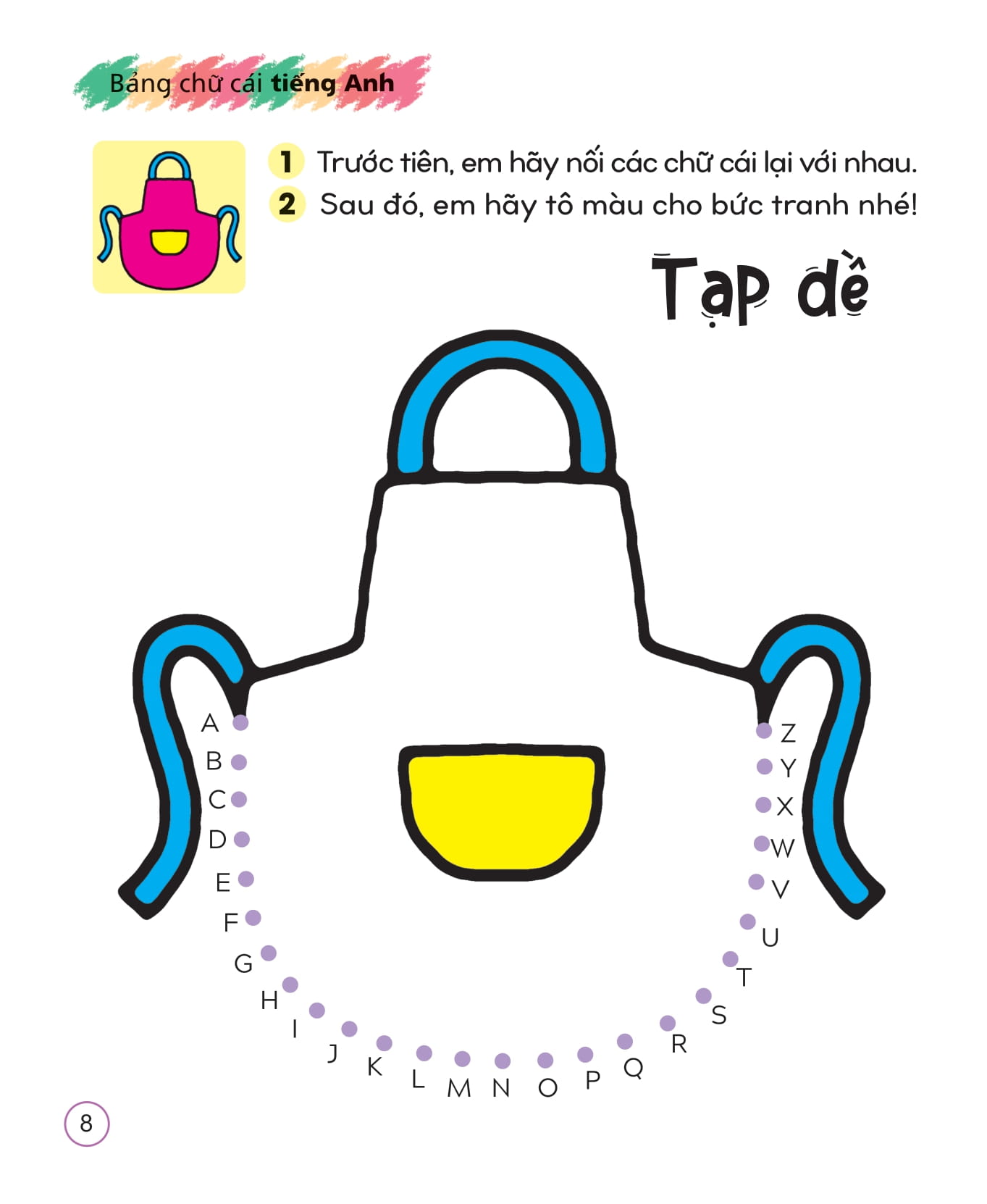 bộ sách tô màu sáng tạo giúp bé làm quen với chữ cái và con số (bộ 5 cuốn) - Ảnh 9