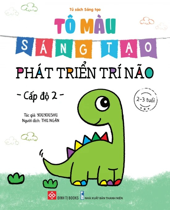 bộ sách tô màu sáng tạo - phát triển trí não (bộ 6 cuốn) - Ảnh 3