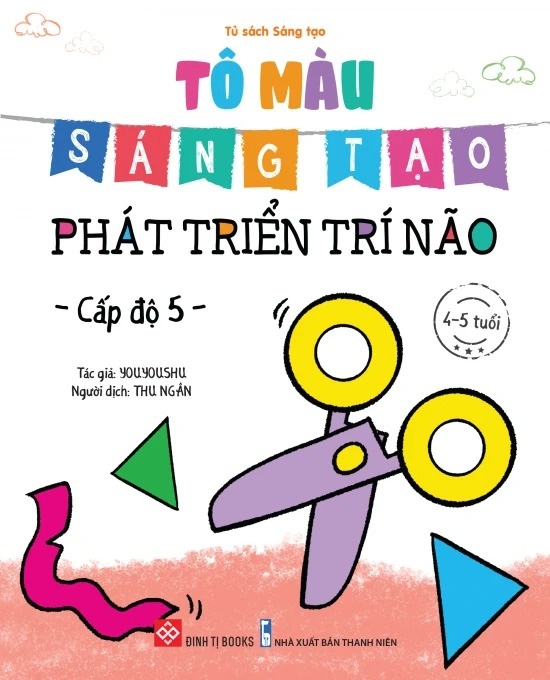 bộ sách tô màu sáng tạo - phát triển trí não (bộ 6 cuốn) - Ảnh 6