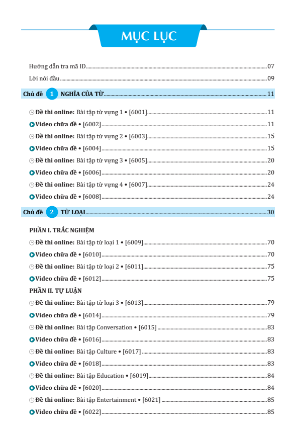 bộ sách tổng ôn từ vựng tiếng anh tập 1+2 (bộ 2 cuốn) - Ảnh 2