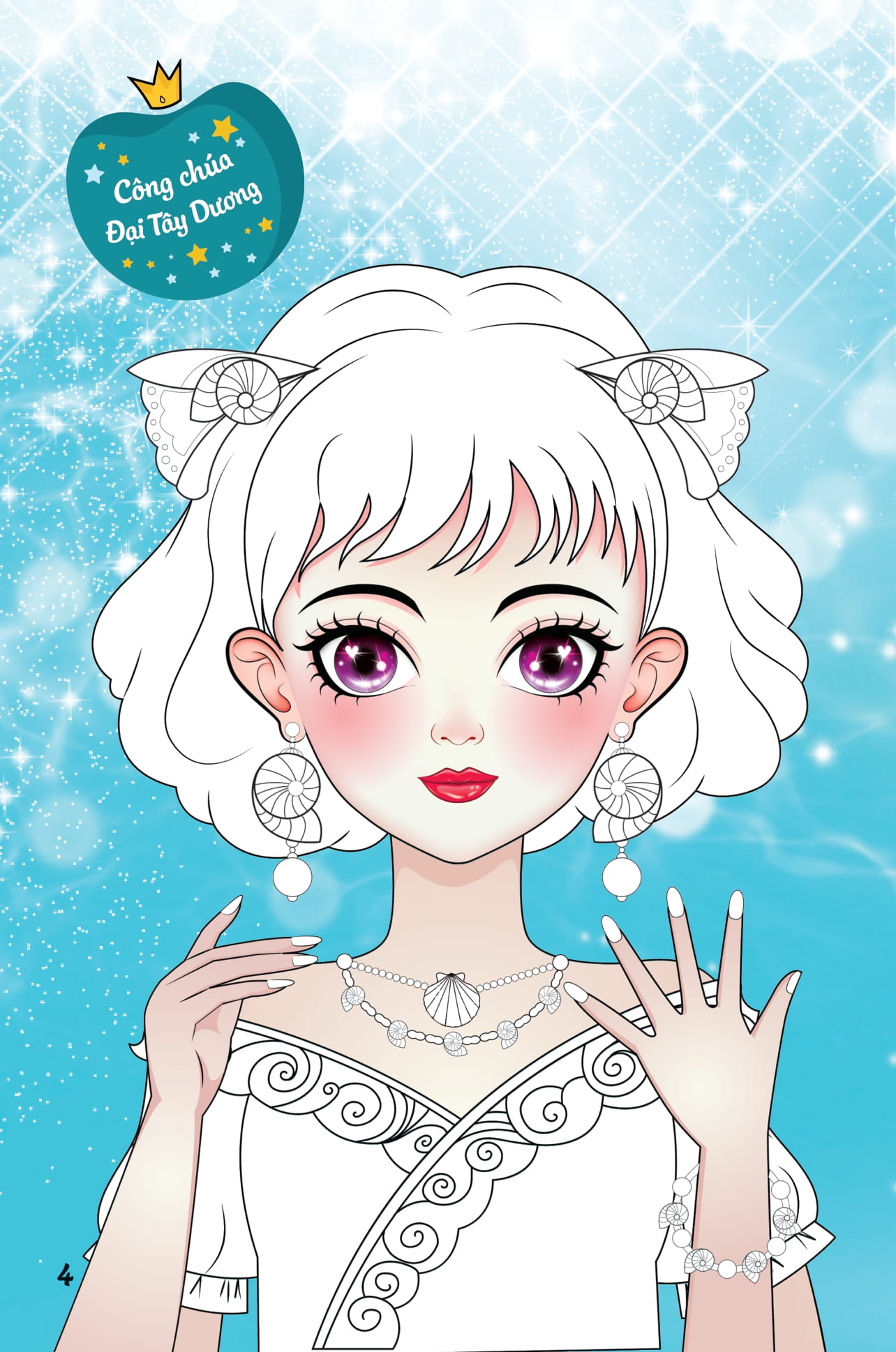 Bộ Sách Trang Điểm Sáng Tạo - Bóc Dán Và Tô Màu (Bộ 5 Cuốn) - Ảnh 10