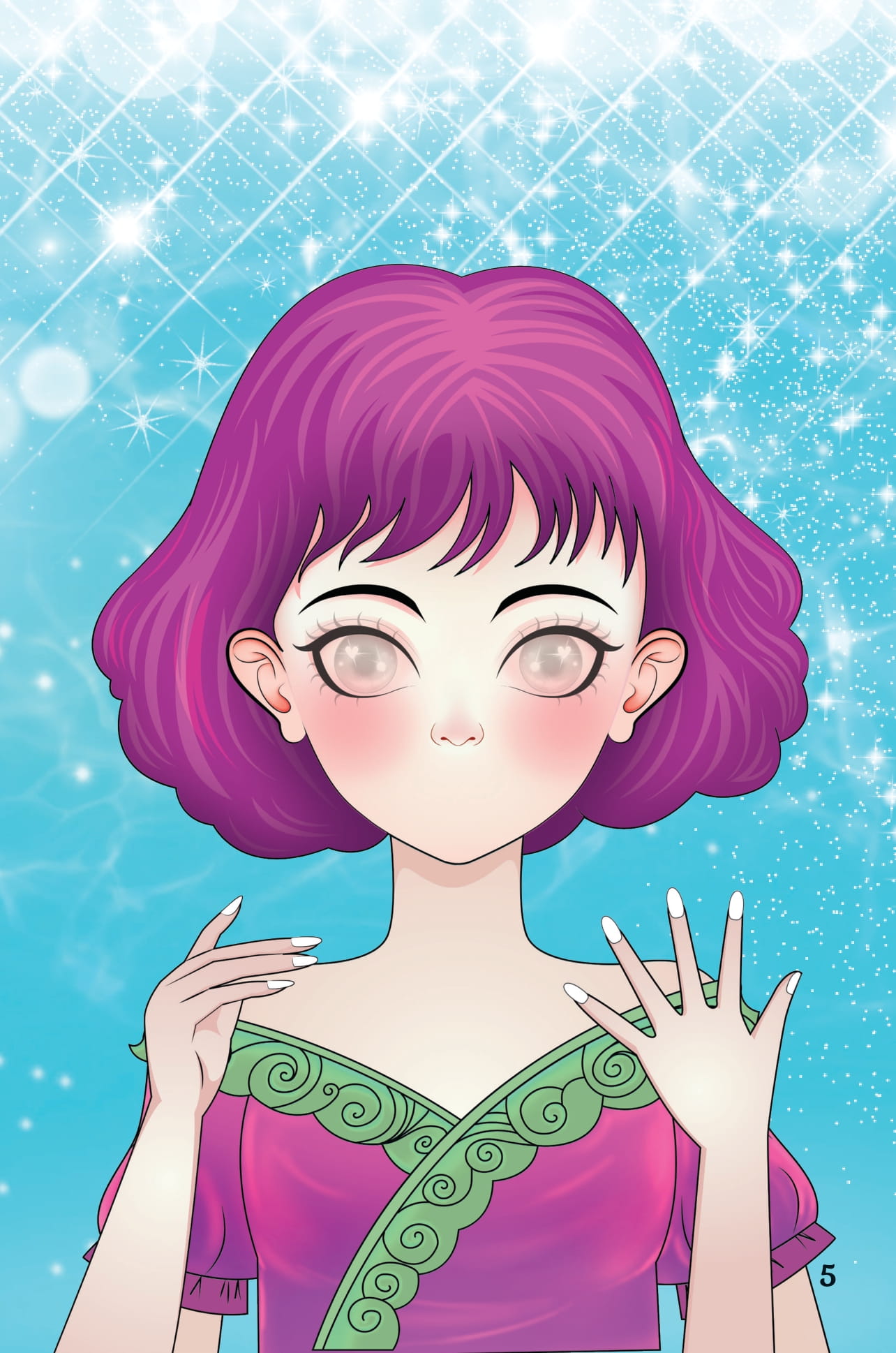 Bộ Sách Trang Điểm Sáng Tạo - Bóc Dán Và Tô Màu (Bộ 5 Cuốn) - Ảnh 11