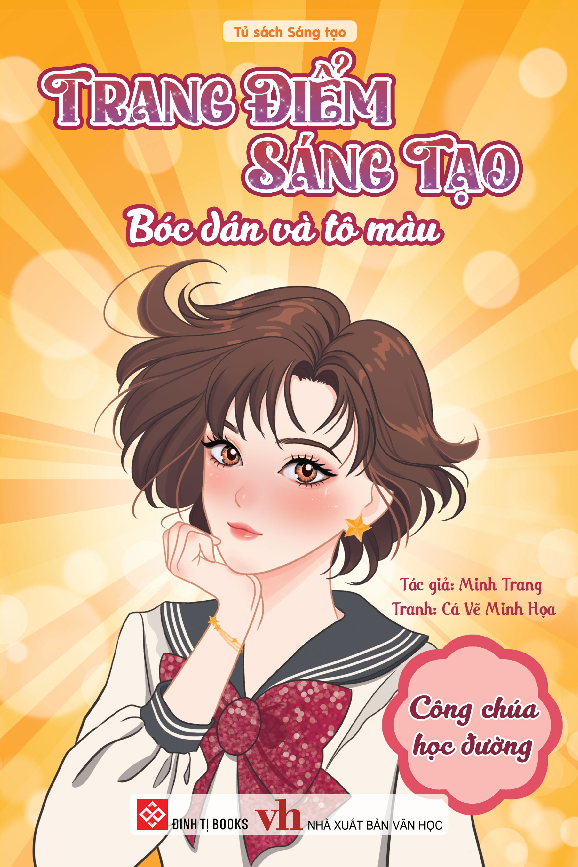 Bộ Sách Trang Điểm Sáng Tạo - Bóc Dán Và Tô Màu (Bộ 5 Cuốn) - Ảnh 5
