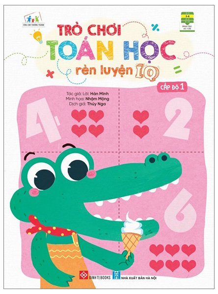 bộ sách trò chơi toán học rèn luyện iq (dành cho trẻ từ 3-9 tuổi) (bộ 4 cuốn) - Ảnh 2