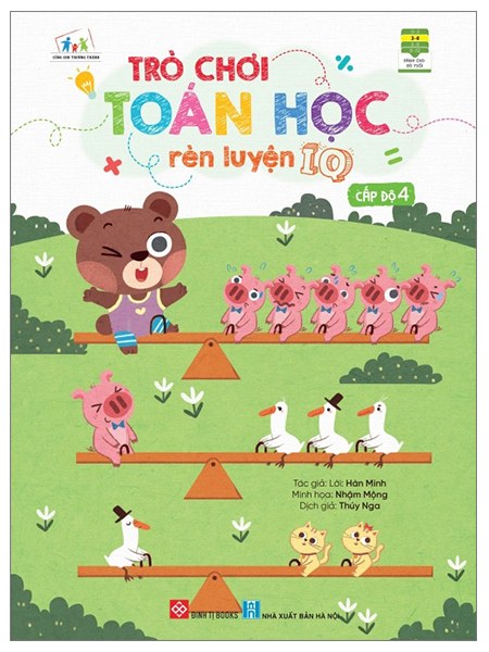bộ sách trò chơi toán học rèn luyện iq (dành cho trẻ từ 3-9 tuổi) (bộ 4 cuốn) - Ảnh 5