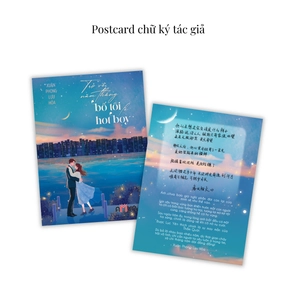 bộ sách trở về năm tháng bố tôi là hot boy - tập 1 + tập 2 (bộ 2 tập) - bản đặc biệt - tặng kèm 2 bookmark trổ khuôn + 1 postcard lời nhắn của tác giả + 1 standee cặp đôi + 3 thẻ nhân vật - Ảnh 7