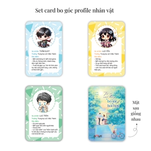 bộ sách trở về năm tháng bố tôi là hot boy - tập 1 + tập 2 (bộ 2 tập) - bản đặc biệt - tặng kèm 2 bookmark trổ khuôn + 1 postcard lời nhắn của tác giả + 1 standee cặp đôi + 3 thẻ nhân vật - Ảnh 9