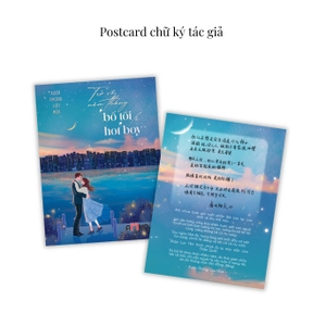 bộ sách trở về năm tháng bố tôi là hot boy - tập 1 + tập 2 (bộ 2 tập) - bản đặc biệt - tặng kèm 2 bookmark trổ khuôn + 1 postcard lời nhắn của tác giả + 1 standee cặp đôi + 3 thẻ nhân vật + standee - Ảnh 7