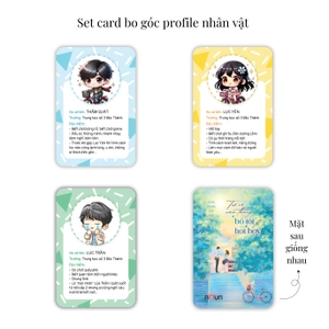 bộ sách trở về năm tháng bố tôi là hot boy - tập 1 + tập 2 (bộ 2 tập) - bản đặc biệt - tặng kèm 2 bookmark trổ khuôn + 1 postcard lời nhắn của tác giả + 1 standee cặp đôi + 3 thẻ nhân vật + standee - Ảnh 9