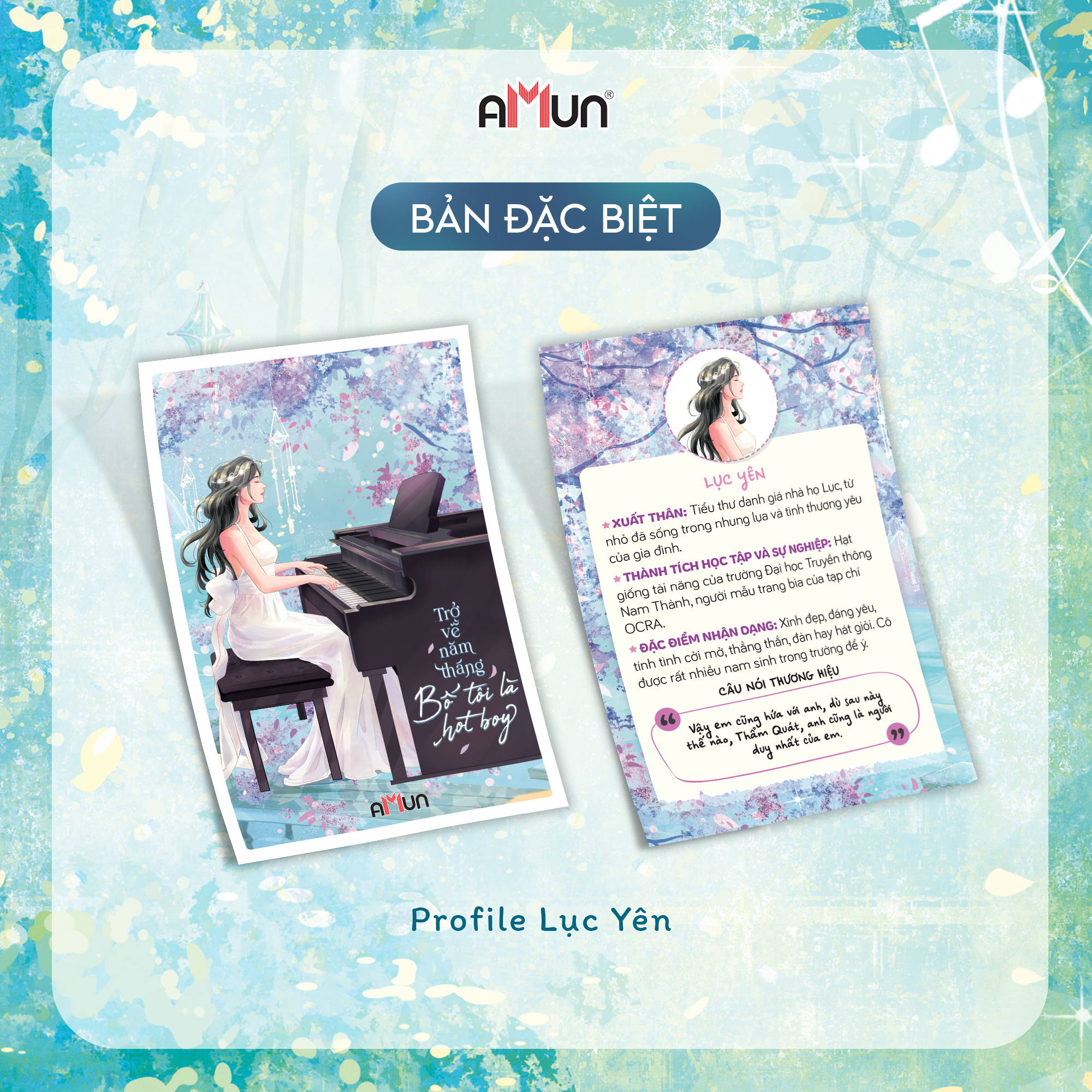 Bộ Sách Trở Về Năm Tháng Bố Tôi Là Hot Boy - Tập 1 + Tập 2 (Bộ 2 Tập) (Tái Bản 2026) - Bản Đặc Biệt - Tặng Kèm 2 Bookmark + 1 Postcard + 2 Postcard Profile Thẩm Quát Và Lục Yên + 1 Standee Mica - Ảnh 10