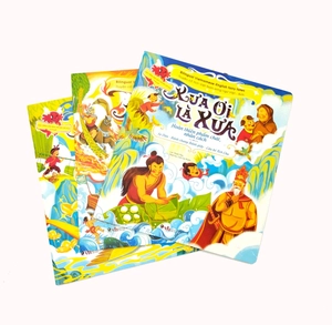 bộ sách truyện cổ tích việt nam chọn lọc song ngữ việt-anh - xưa ơi là xưa (bộ 3 cuốn) - Ảnh 7