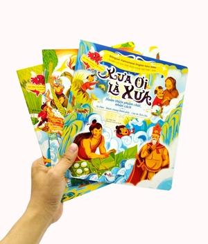 bộ sách truyện cổ tích việt nam chọn lọc song ngữ việt-anh - xưa ơi là xưa (bộ 3 cuốn) - Ảnh 9