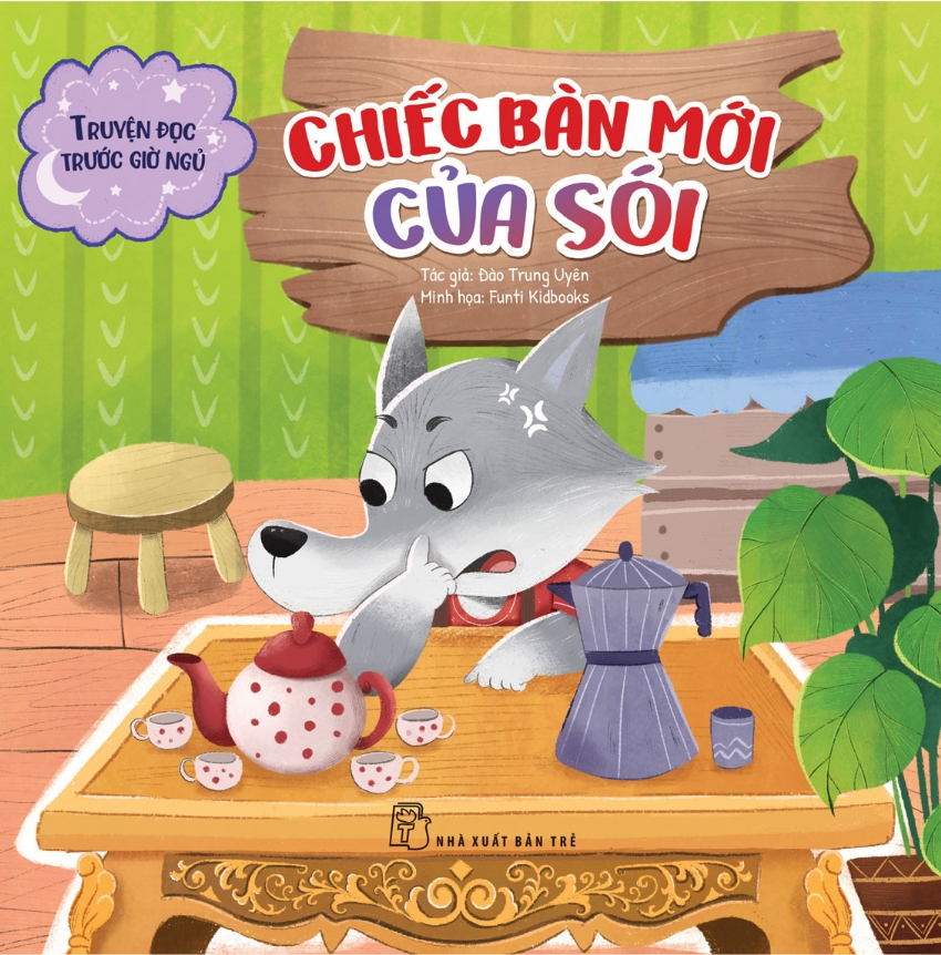 bộ sách truyện đọc trước giờ ngủ - bình nước chanh miễn phí + chiếc bàn mới của sói + sạp bí đỏ của bác bò (bộ 3 cuốn) - Ảnh 3