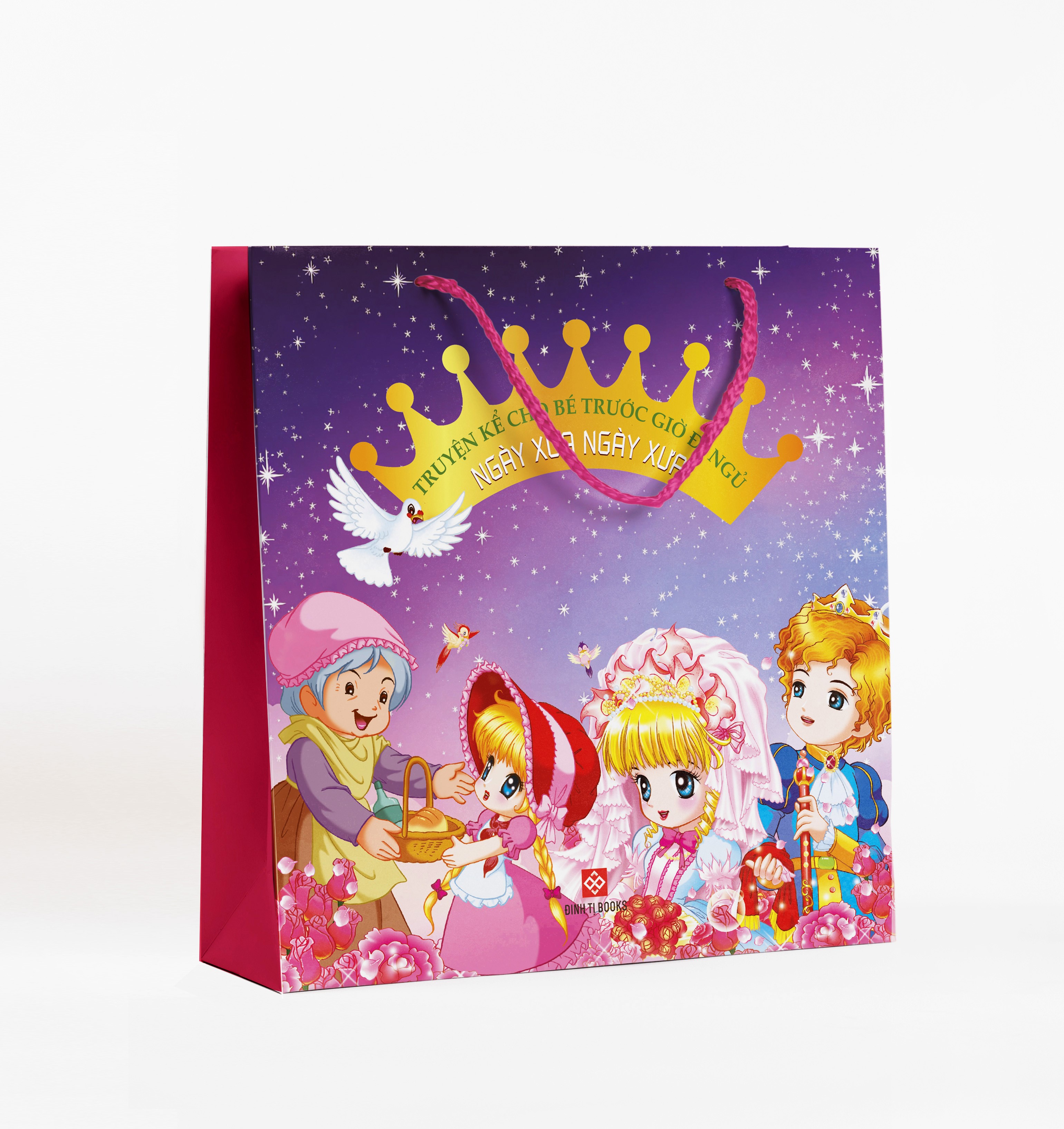 bộ sách truyện kể cho bé trước giờ đi ngủ - ngày xửa ngày xưa (túi 6 cuốn) - Ảnh 2