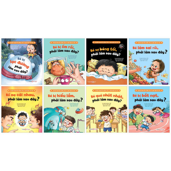 Bộ Sách Truyện Tranh Bồi Dưỡng Tâm Lý Lành Mạnh Cho Trẻ (Bộ 8 cuốn)