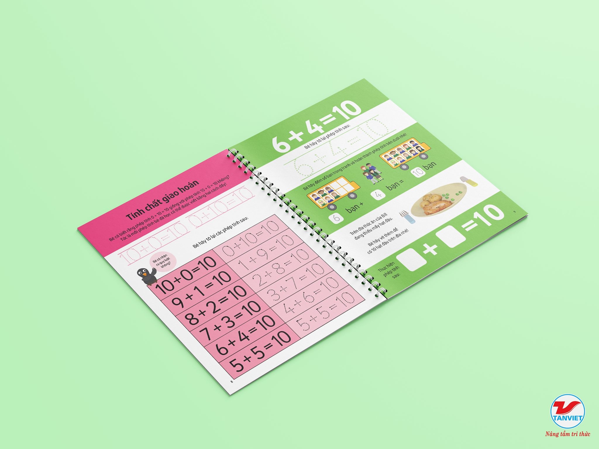 bộ sách tự xóa thông minh - bé học toán mỗi ngày + bé làm quen với toán học (5-7 tuổi) (bộ 2 cuốn) - Ảnh 5