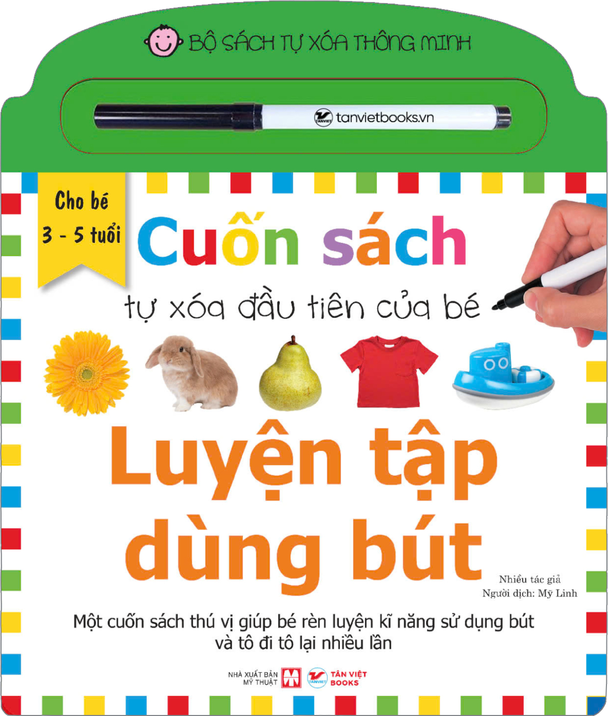 bộ sách tự xóa thông minh - cuốn sách tự xóa đầu tiên của bé - luyện tập dùng bút - Ảnh 3