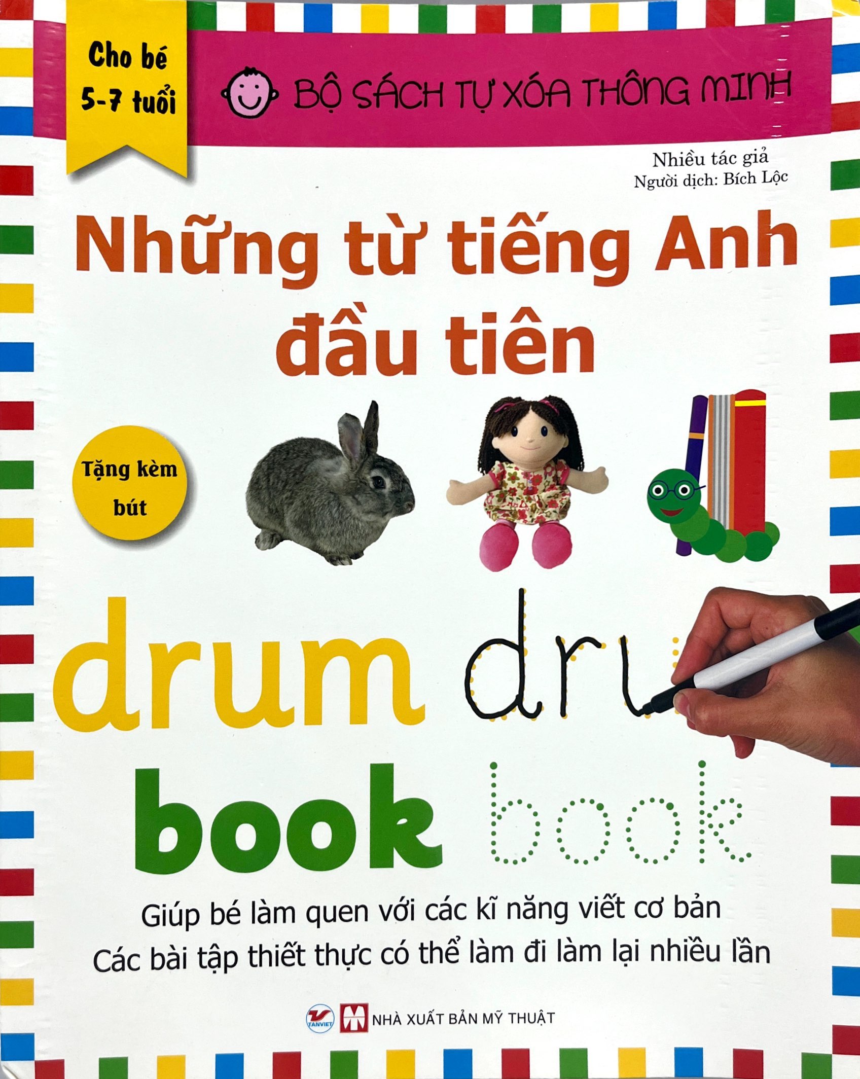 bộ sách tự xóa thông minh - những từ tiếng anh đầu tiên (5 -7 tuổi) - Ảnh 2