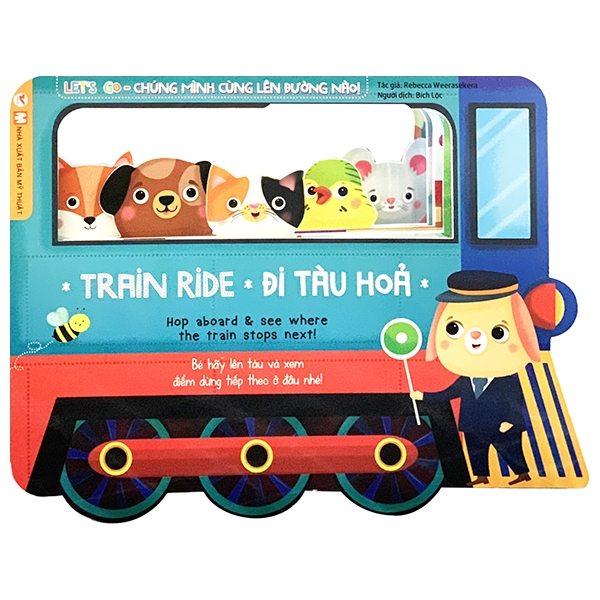 bộ sách tương tác let's go - chúng mình cùng lên đường nào: đi tàu hỏa + bến xe buýt + nông trại vui vẻ + đi tàu thủy (bộ 4 cuốn) - Ảnh 2