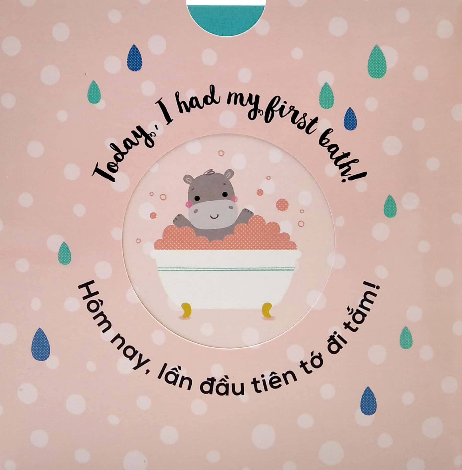 bộ sách tương tác - song ngữ anh việt: tớ tập đếm + những điều đầu tiên + những việc tớ đã làm + ngày hôm nay của tớ (bộ 4 cuốn) - Ảnh 9