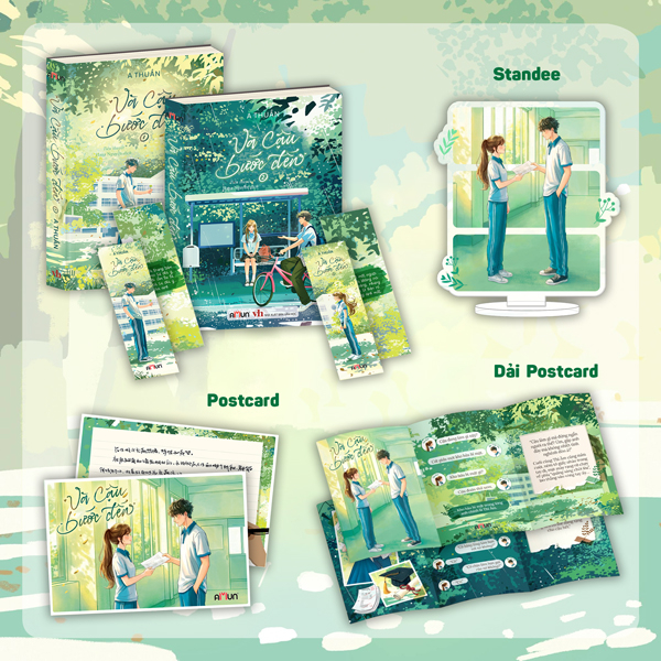 Bộ Sách Và Cậu Bước Đến - Tập 1 + Tập 2 (Bộ 2 Tập) - Bản Đặc Biệt - Tặng Kèm 2 Bookmark + 1 Postcard + 1 Standee + 1 Dải Postcard - Ảnh 2