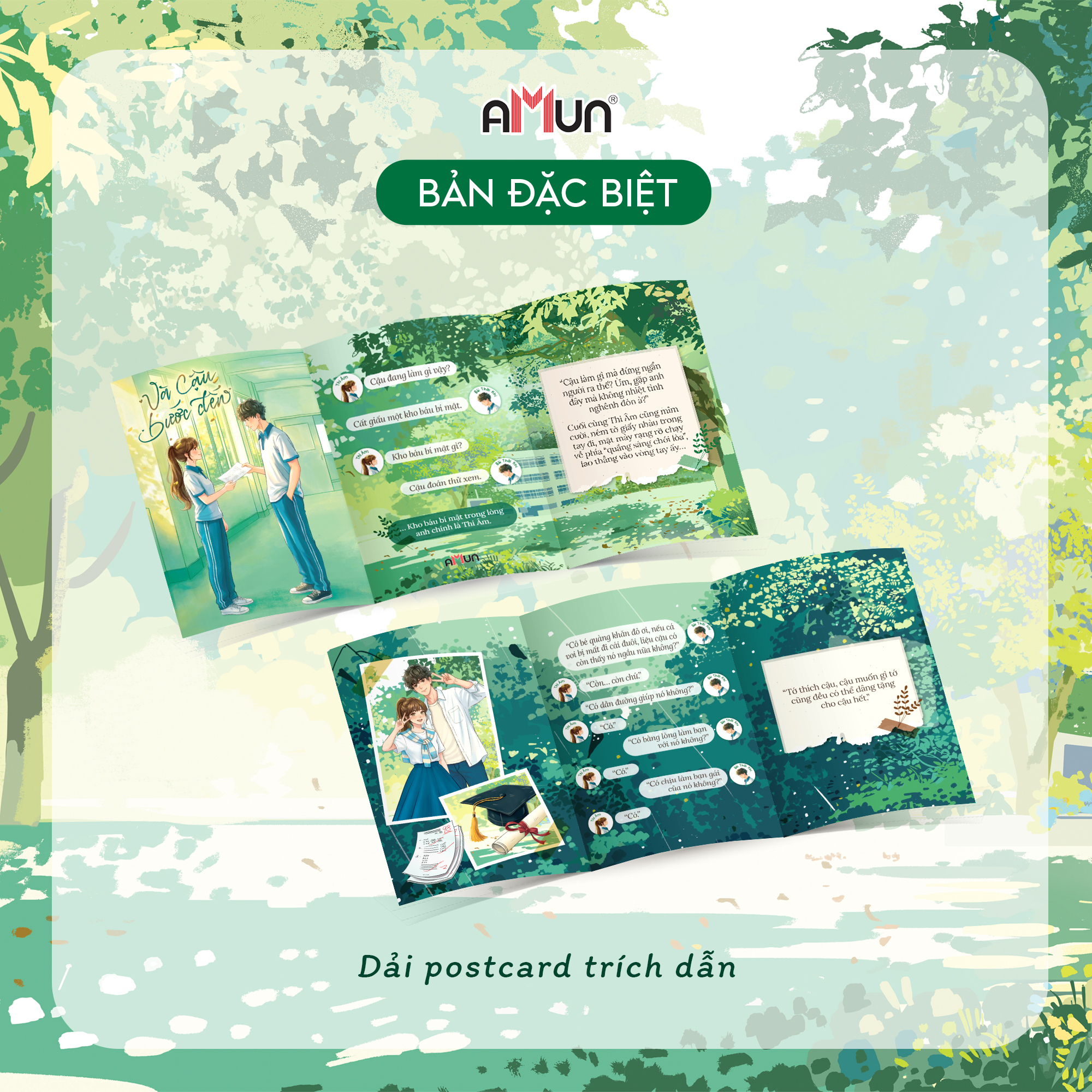 Bộ Sách Và Cậu Bước Đến - Tập 1 + Tập 2 (Bộ 2 Tập) - Bản Đặc Biệt - Tặng Kèm 2 Bookmark + 1 Postcard + 1 Standee + 1 Dải Postcard - Ảnh 7