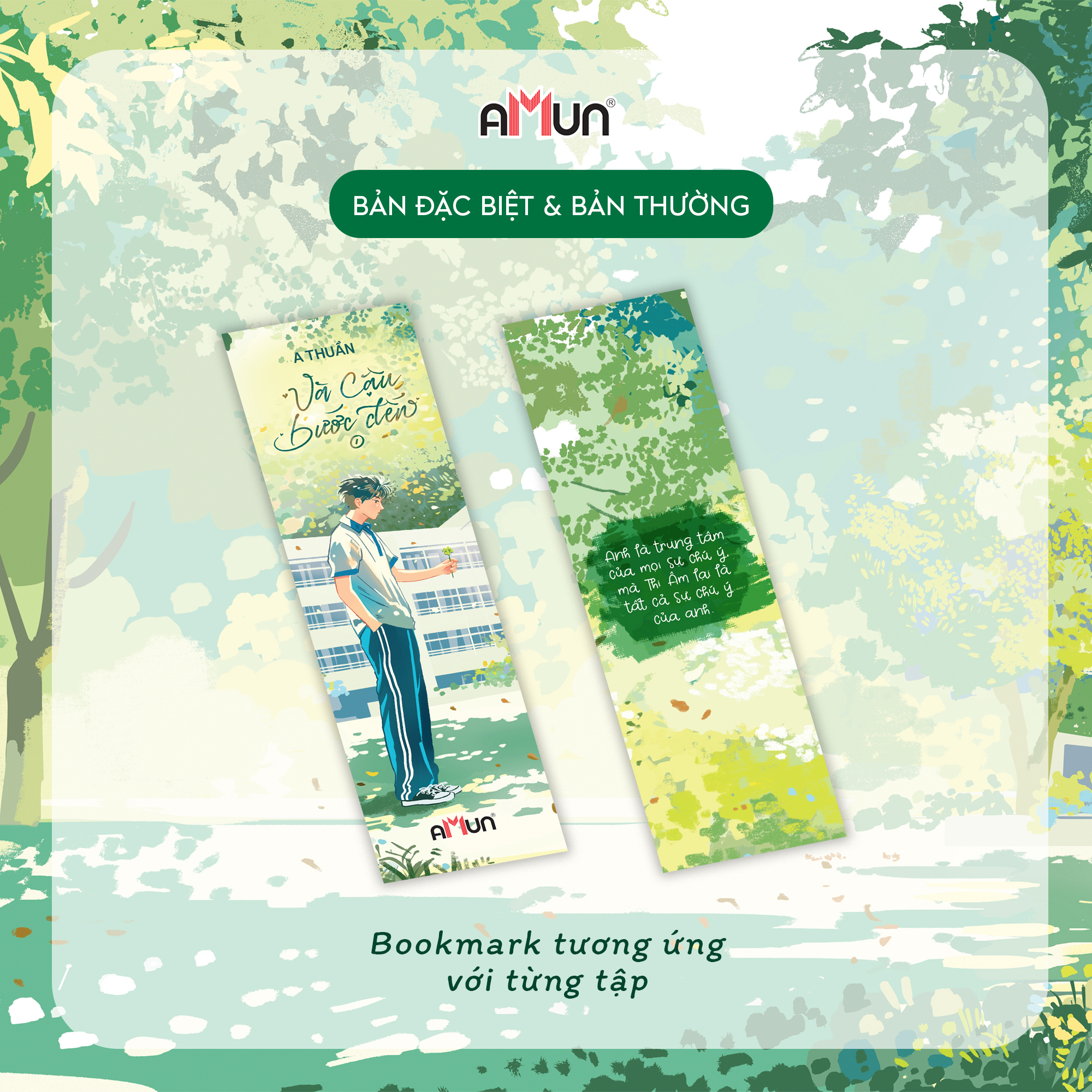 Bộ Sách Và Cậu Bước Đến - Tập 1 + Tập 2 (Bộ 2 Tập) - Bản Đặc Biệt - Tặng Kèm 2 Bookmark + 1 Postcard + 1 Standee + 1 Dải Postcard - Ảnh 8