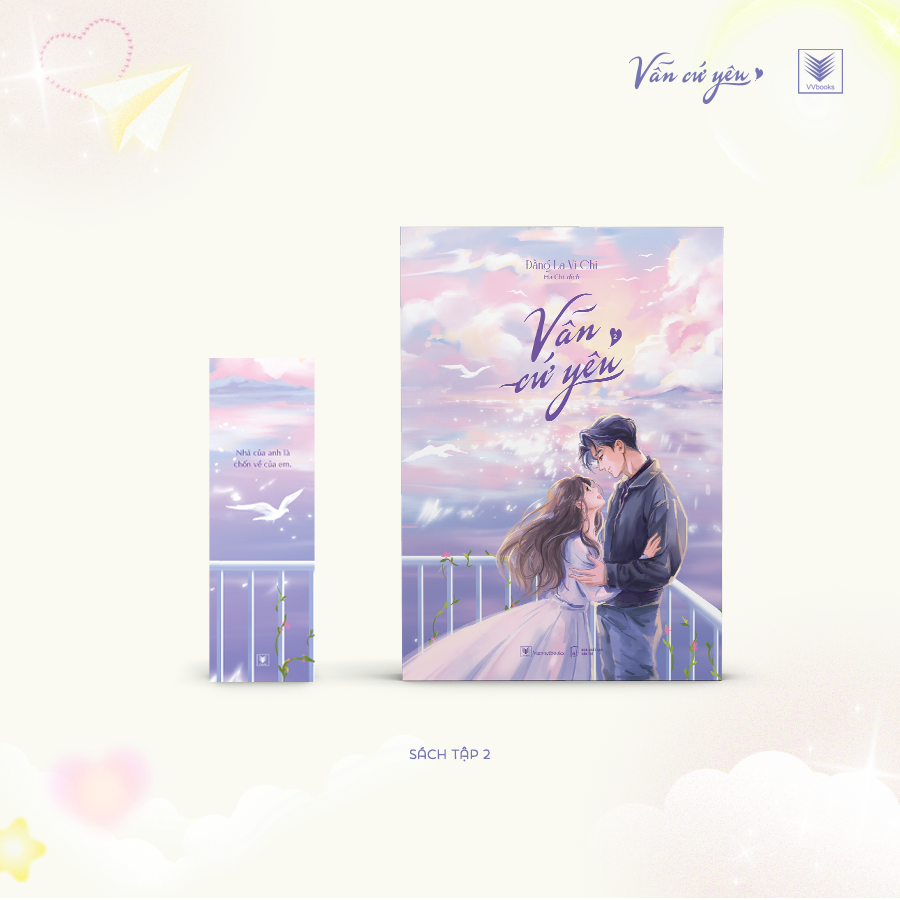 bộ sách vẫn cứ yêu - tập 1 + tập 2 (bộ 2 tập) (tái bản 2025) - bản đặc biệt - tặng kèm 6 trang phụ bản + 2 bookmark + 1 postcard “viên mãn” có chữ ký in của tác giả + standee “quả cầu tuyết” + 1 postcard zigzag “lịch ngày yêu” - Ảnh 5