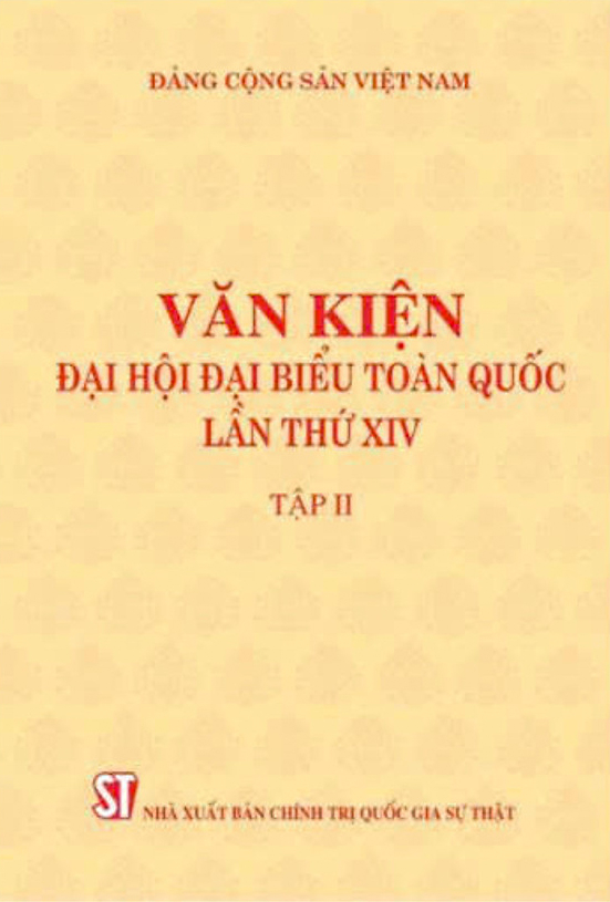 Bộ Sách Văn Kiện Đại Hội Đại Biểu Toàn Quốc Lần Thứ XIV - Tập 1 + Tập 2 (Bộ 2 Tập) - Ảnh 3