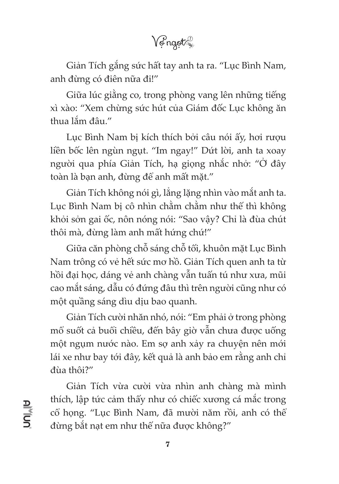 bộ sách - vợ ngọt - tập 1 + tập 2 (bộ 2 tập) - Ảnh 5
