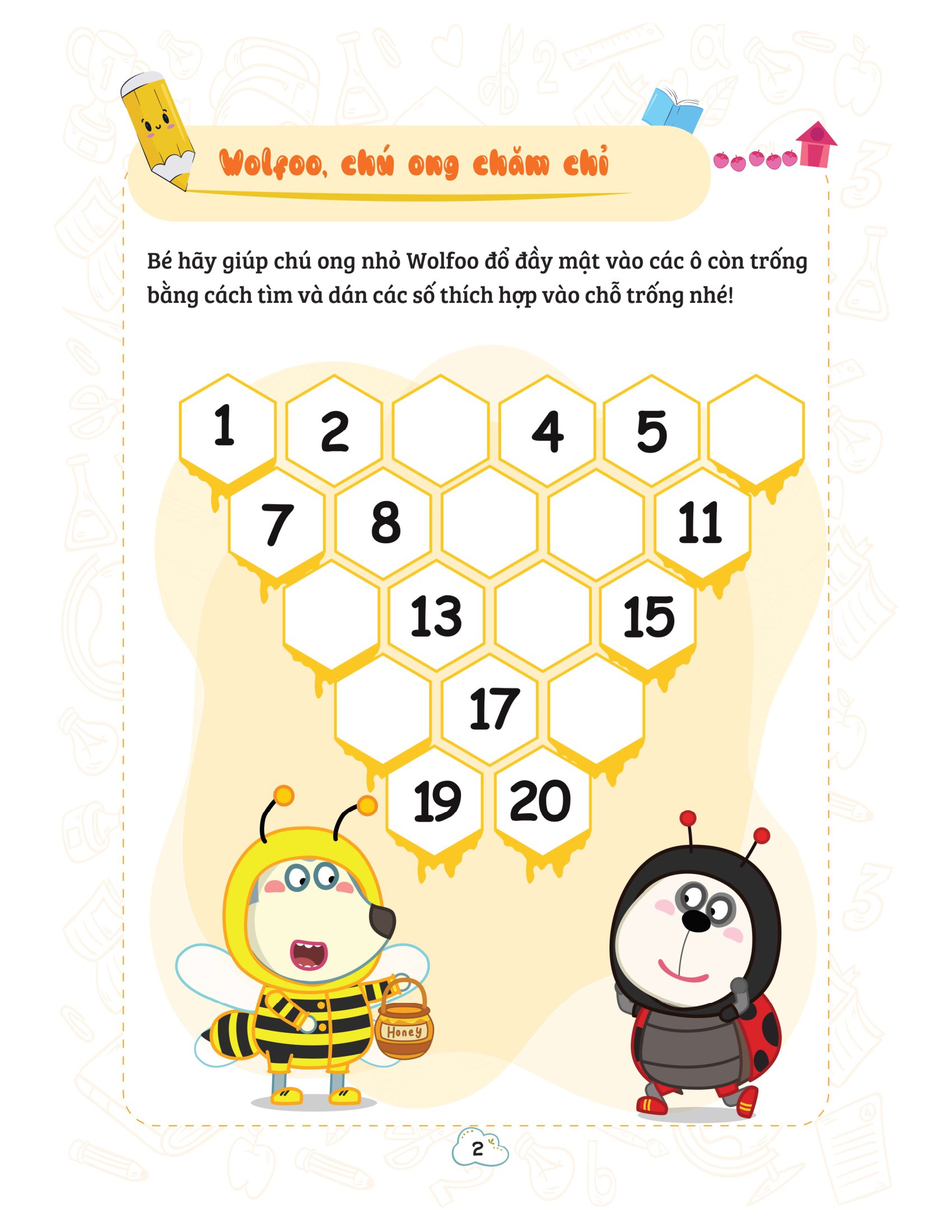 bộ sách wolfoo khám phá toán học vui - tập 1-4 (bộ 4 cuốn) - Ảnh 7