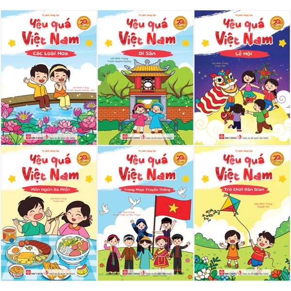 Bộ Sách Yêu Quá Việt Nam (Bộ 6 Cuốn)